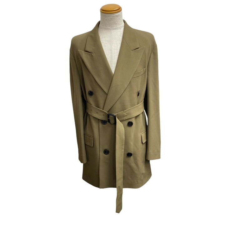 楽天市場】【中古】DRIES VAN NOTEN ダブルコート オリーブ サイズ：38  