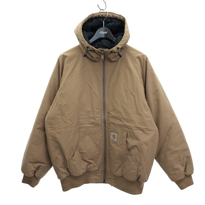 楽天市場】【中古】Carhartt 中綿フーデッドジャケット 02136 カーキ 