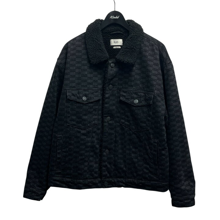 楽天市場】【中古】KITH スモールロゴボアデニムジャケット 23-020-060 