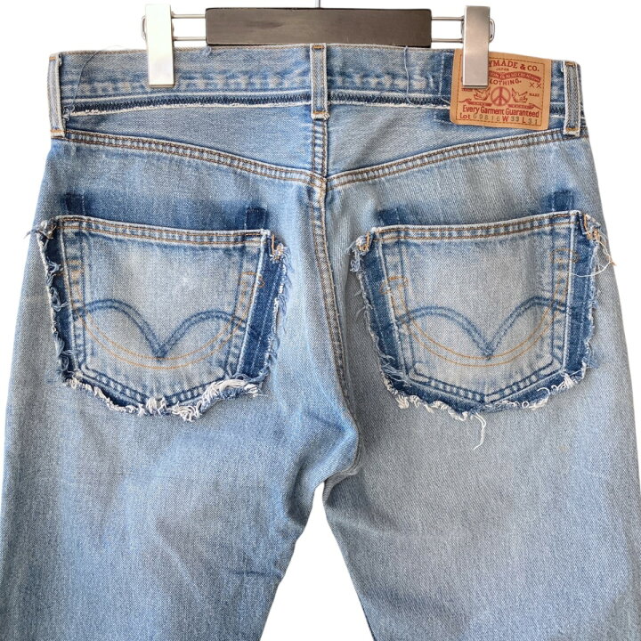楽天市場】【中古】READYMADE24SS DENIM FLARE 再構築デニムパンツ RE