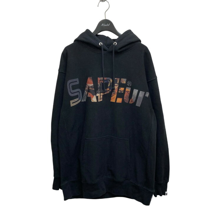 楽天市場】【中古】SAPEur×SPOWT パーカー ブラック サイズ：XL  
