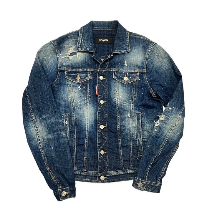 楽天市場】【中古】DSQUARED2 デニムジャケット S74AM1425 インディゴ 