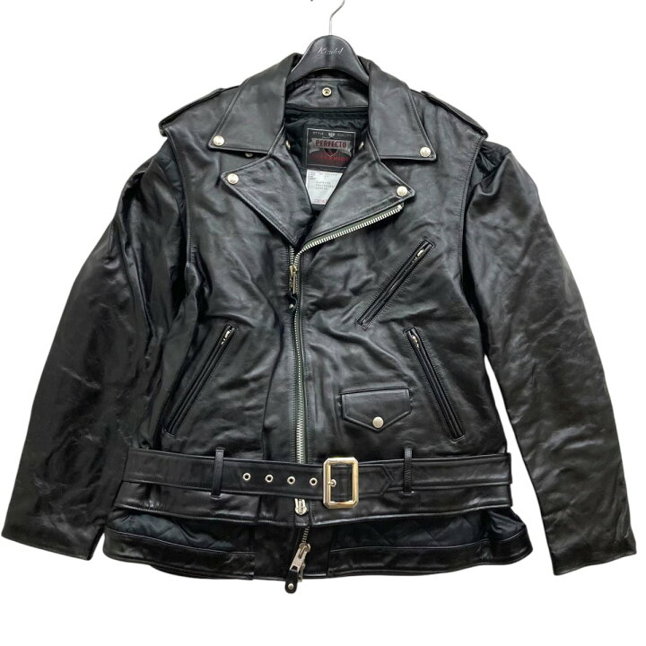 楽天市場】【中古】sacai×Schottレザーダブルライダースジャケット 