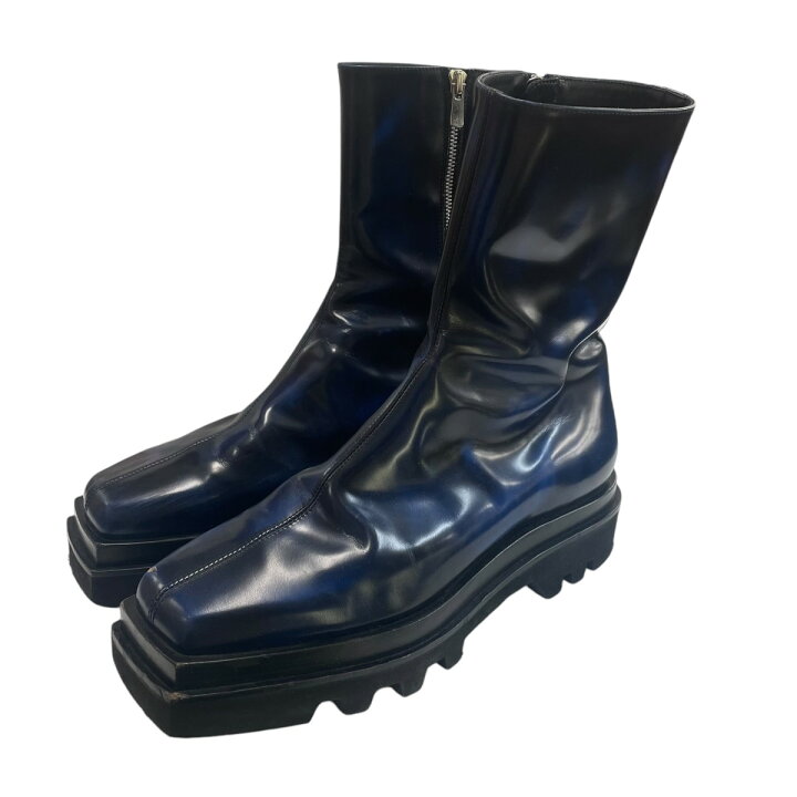 楽天市場】【中古】PETER DO サイドジップブーツ ブルー サイズ：42 