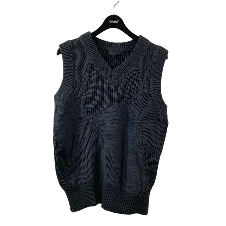 楽天市場】【中古】Omar Afridiニットベスト ダークグレー サイズ：46 
