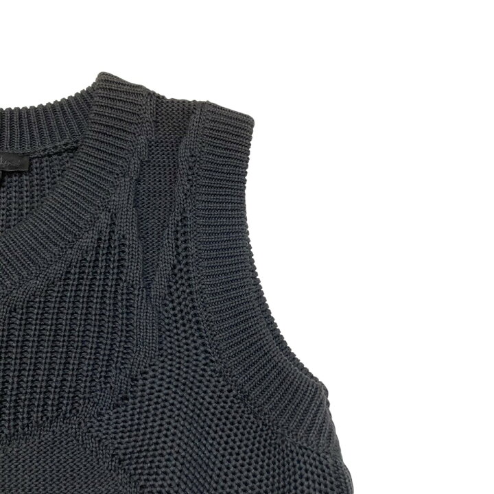 楽天市場】【中古】Omar Afridiニットベスト ダークグレー サイズ：46 