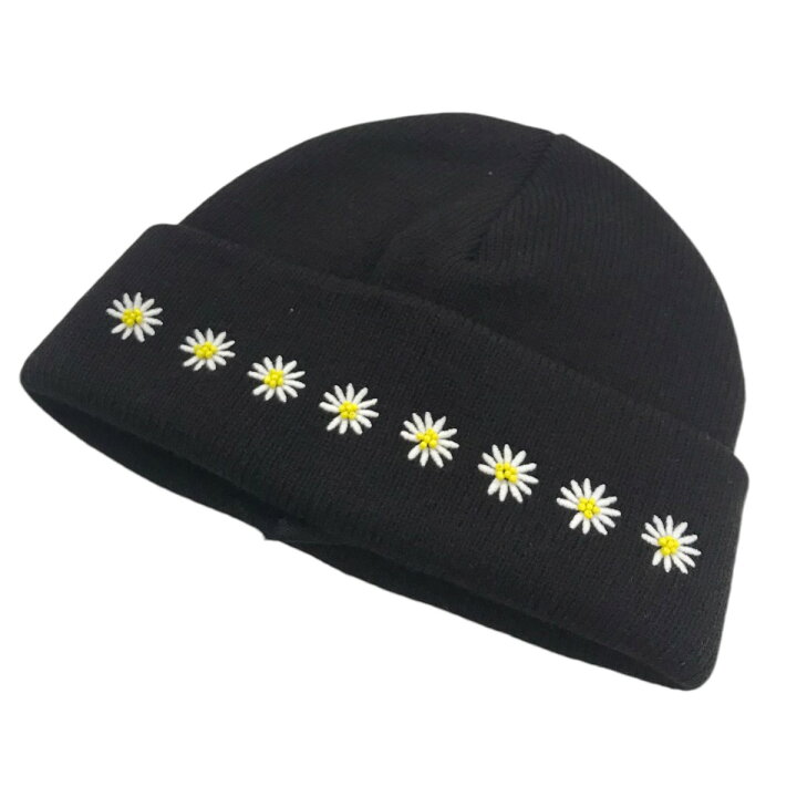 楽天市場】【中古】peaceminusone 【PMO KNIT CAP】 フラワー刺繍 
