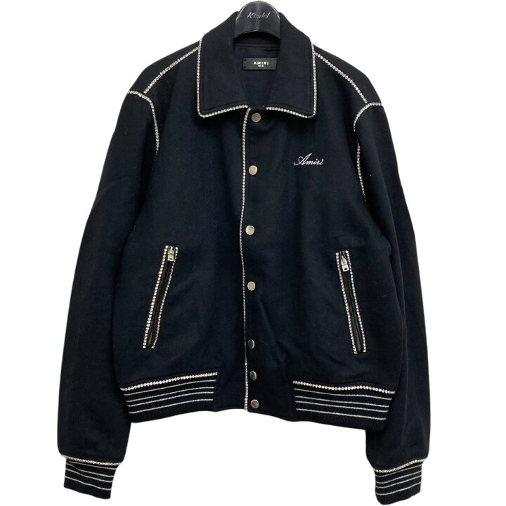 楽天市場】【中古】AMIRI エンジェルクリスタルスタジャン ブラック 