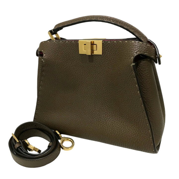 楽天市場】【中古】FENDI ピーカブーエッセンシャリー 2WAYバッグ  