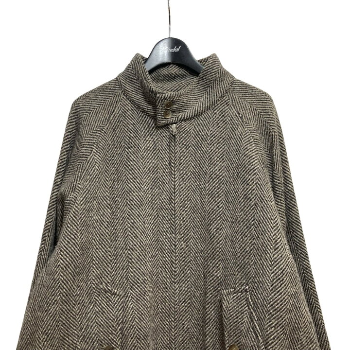 楽天市場】【中古】AURALEE LAMA SHETLAND WOOL TWEED ZIP BLOUSON 