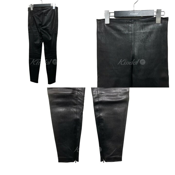 楽天市場】【中古】BALENCIAGAレザーパンツ ブラック サイズ：34【価格 