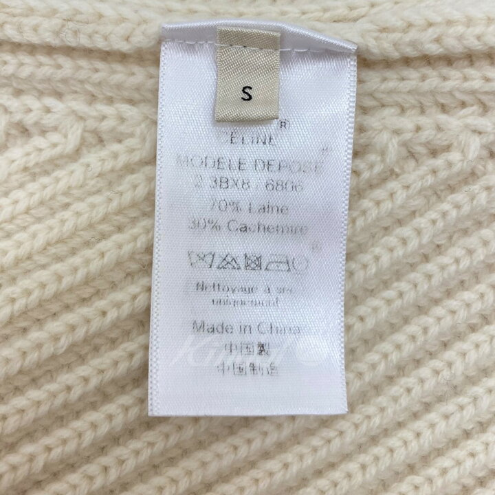 楽天市場】【中古】CELINEカシミヤ混デザインニット 2 3BX8／6806 オフ 