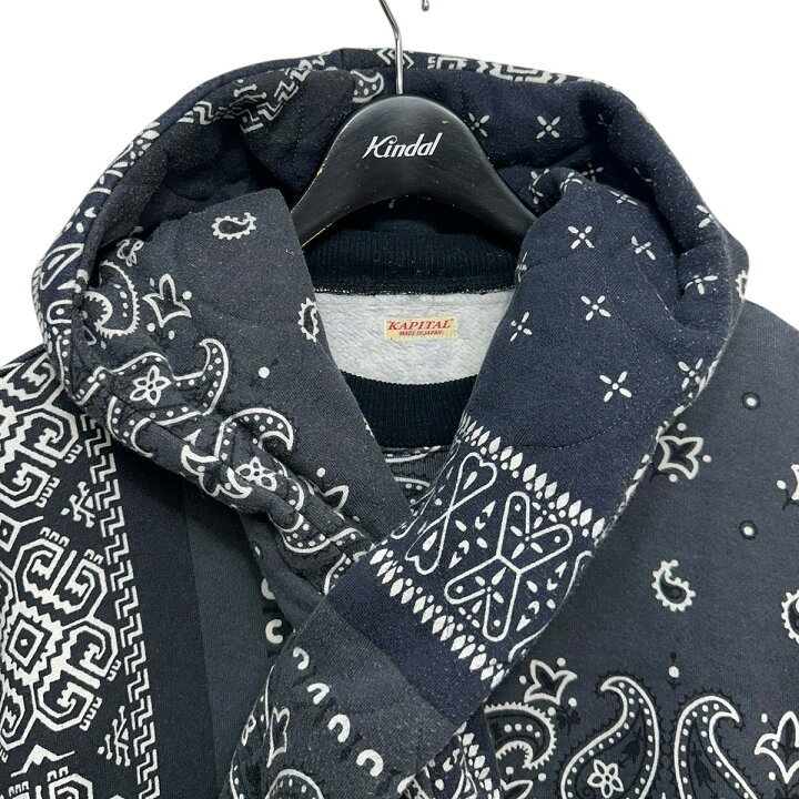 楽天市場】【中古】KAPITAL 23AW Bandana Kesa Hoodie バンダナケサ 