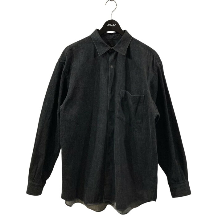 楽天市場】【中古】COMOLI デニム コモリシャツ Z01-02003 ブラック 