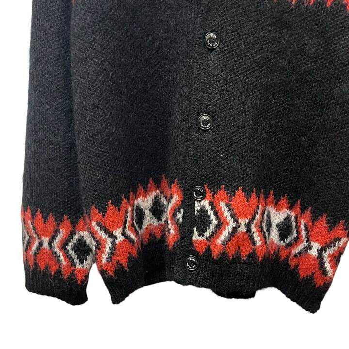 楽天市場】【中古】RATS NATIVE MOHAIR KNIT CARDIGAN ネイティブ柄 