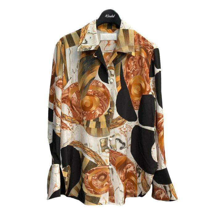 楽天市場】【中古】mame kurogouchi 23AW Marble Print Open - Collar 