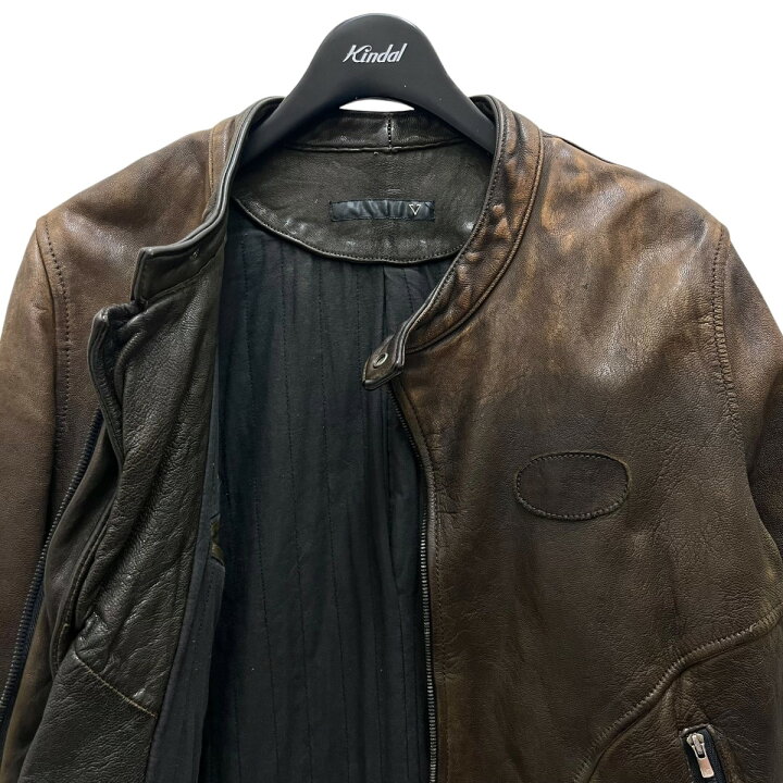 楽天市場】【中古】Varde77 レザーライダースジャケット VR10AW-CM 