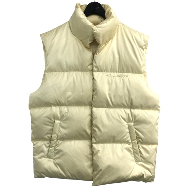 楽天市場】【中古】XANDER ZHOU ダウンベスト クリーム サイズ：46  