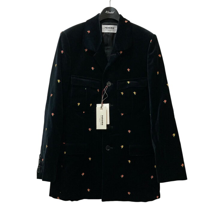 楽天市場】【中古】renoma Saint Germain Des Pres 花柄 ベルベット 
