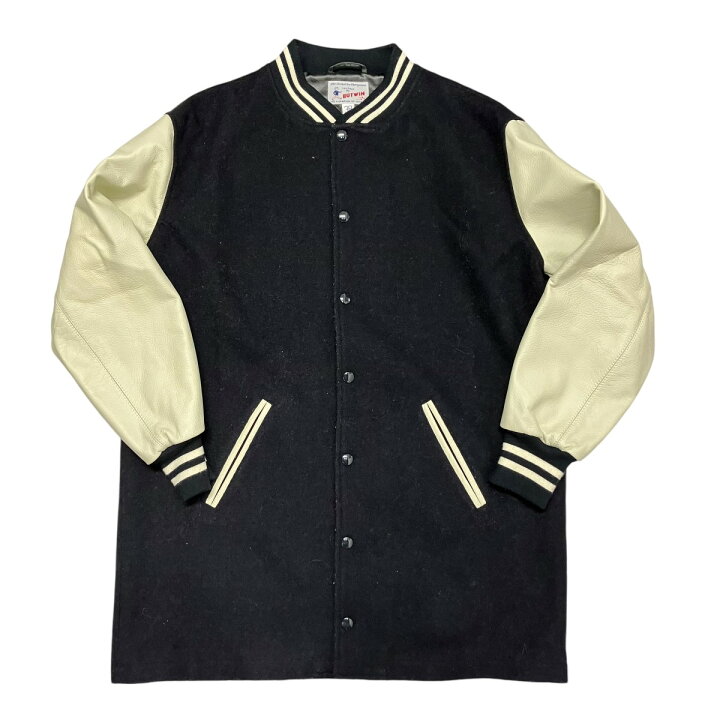 楽天市場】【中古】BUTWIN スタジャン ネイビー×ホワイト サイズ：38 