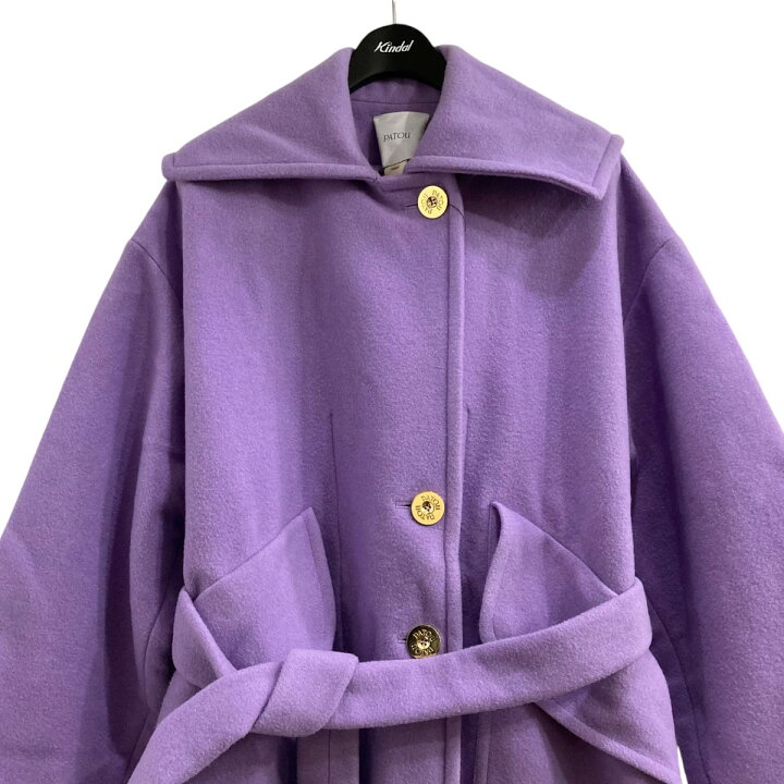 楽天市場】【中古】Patouダブルフェイスウールマキシコート 