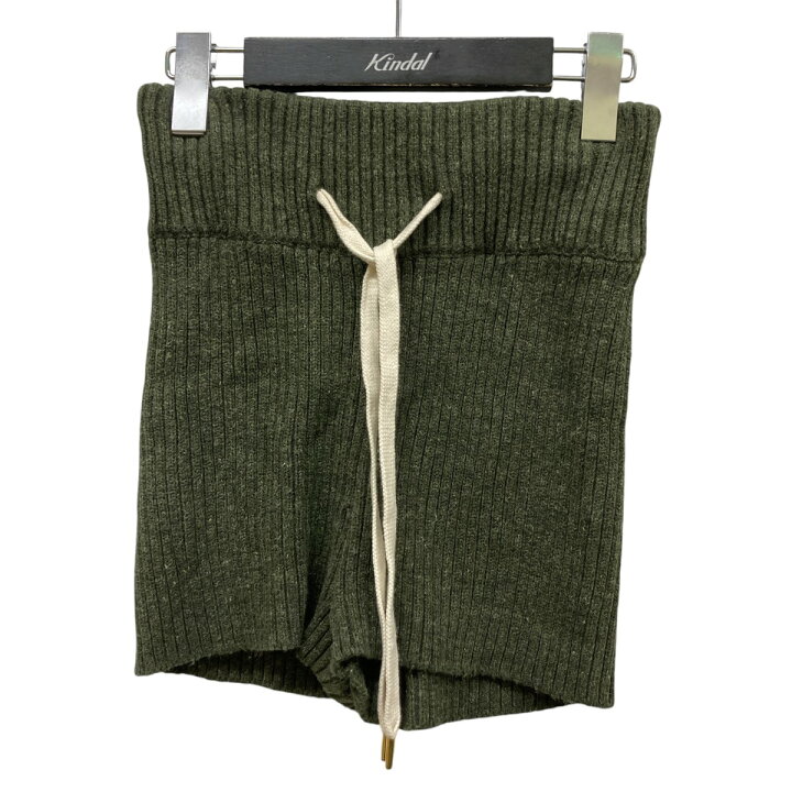 楽天市場】【中古】JUEMI ショートニットパンツ オリーブ サイズ：Free  