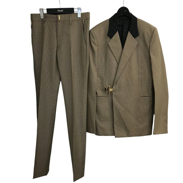 楽天市場】【中古】GIVENCHYパドロック付き千鳥格子セットアップスーツ 