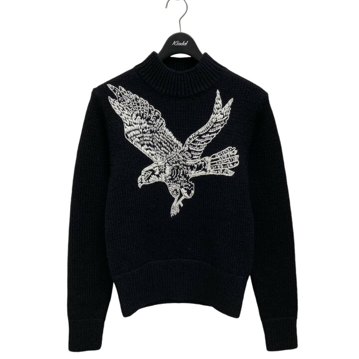 楽天市場】【中古】DRIES VAN NOTEN 23AW 刺繍ニット ハイネックニット 
