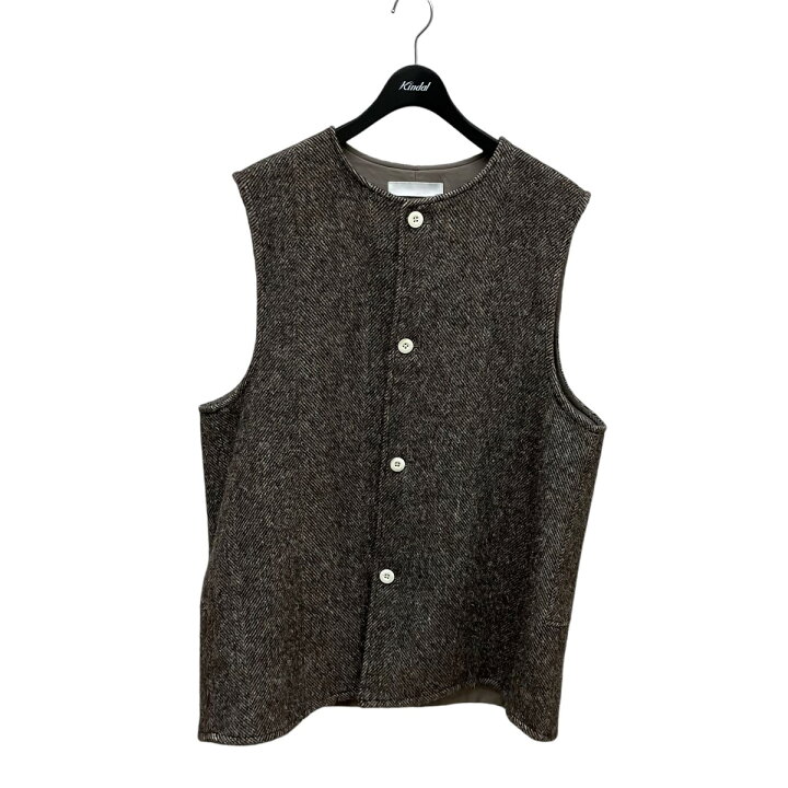 楽天市場】【中古】Ets MATERIAUX SABA．WOOL JARKIN VEST ウール 
