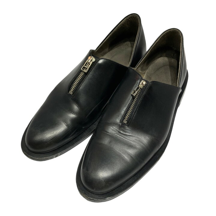 楽天市場】【中古】ISHMM ZIP SHOES レザーシューズ ブラック サイズ 