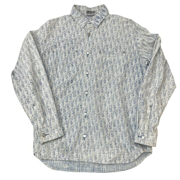 楽天市場】【中古】Christian Diorオブリーク コットン デニムシャツ 