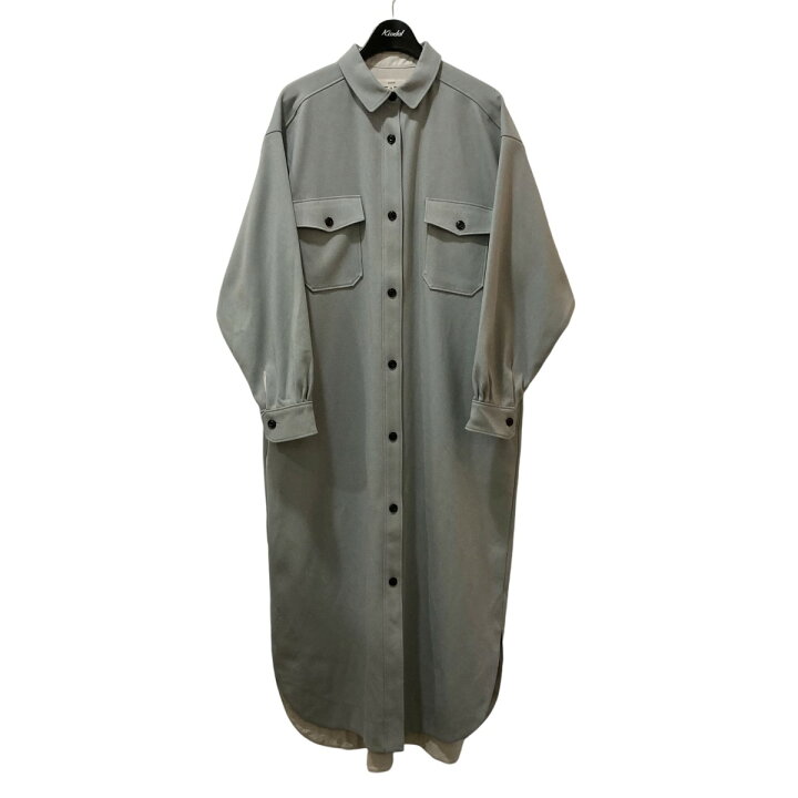 楽天市場】【中古】yori ロングシャツワンピース YR1924-130AT ブルー 