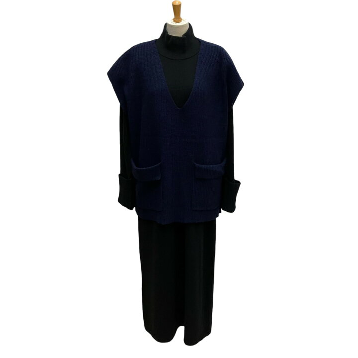 楽天市場】【中古】LANVIN COLLECTION ベストレイヤードワンピース  