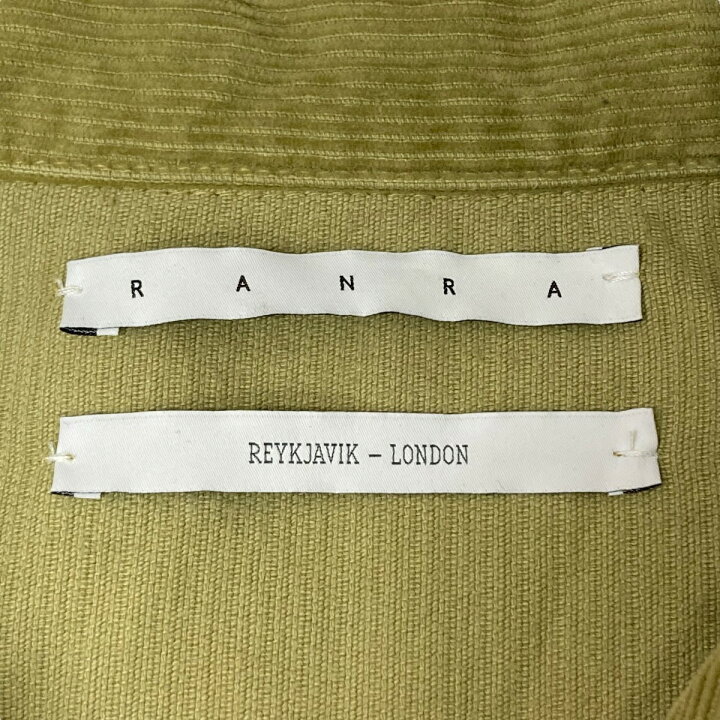 楽天市場】【中古】RANRAコーデュロイジャケット グリーン サイズ：M 
