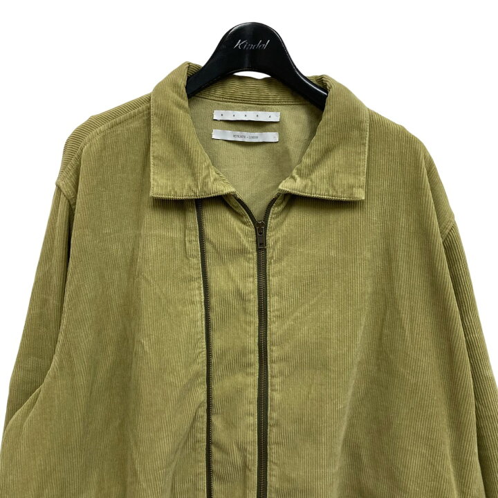 楽天市場】【中古】RANRAコーデュロイジャケット グリーン サイズ：M  