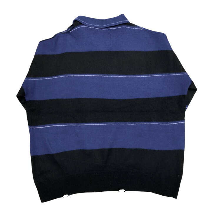 楽天市場】【中古】DAIRIKU Lager Border Knit ラガーボーダーニット 
