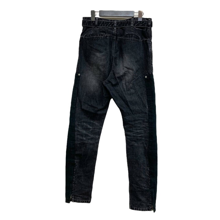 楽天市場】【中古】sacai 切替デニムパンツ 21-02513M グレー サイズ 