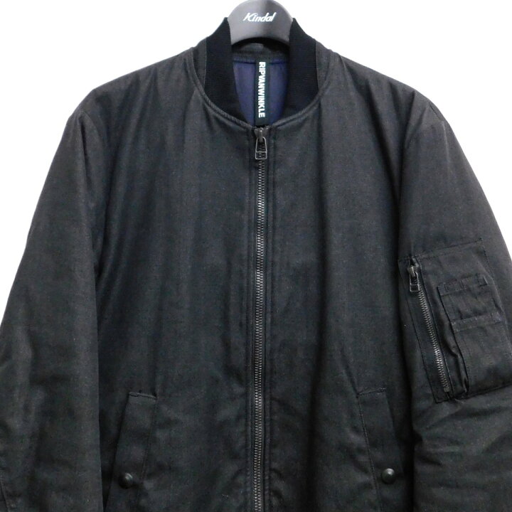 楽天市場】【中古】ripvanwinkle MA-1 Mods ブルゾン RB-437 ブラック 