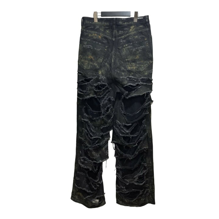 楽天市場】【中古】BALENCIAGAスーパーデストロイ加工バギーデニム 