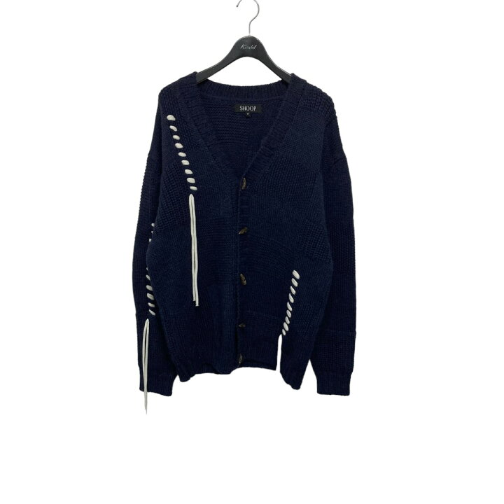 楽天市場】【中古】SHOOP 21AW MORI CARDIGAN ネイビー サイズ：M 