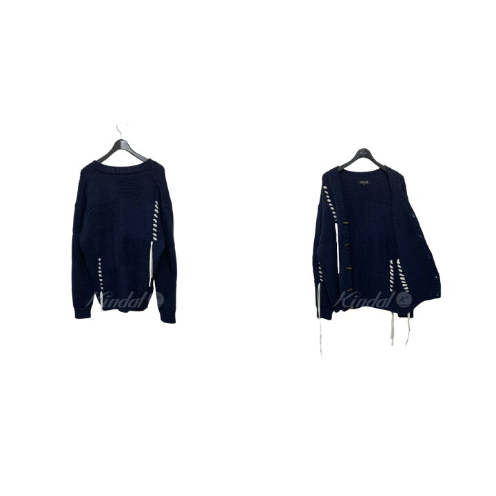 楽天市場】【中古】SHOOP 21AW MORI CARDIGAN ネイビー サイズ：M  