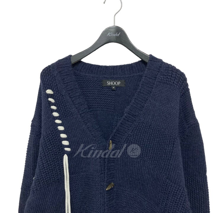 楽天市場】【中古】SHOOP 21AW MORI CARDIGAN ネイビー サイズ：M  
