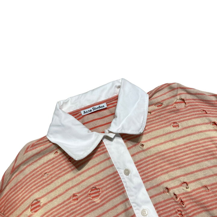 楽天市場】【中古】ACNE STUDIOS クラッシュ加工 長袖ポロシャツ／FN 