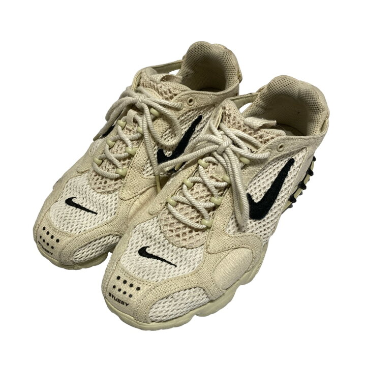 楽天市場】【中古】NIKE×Stussy Air Zoom Spiridon CG 2 Fossil Black  