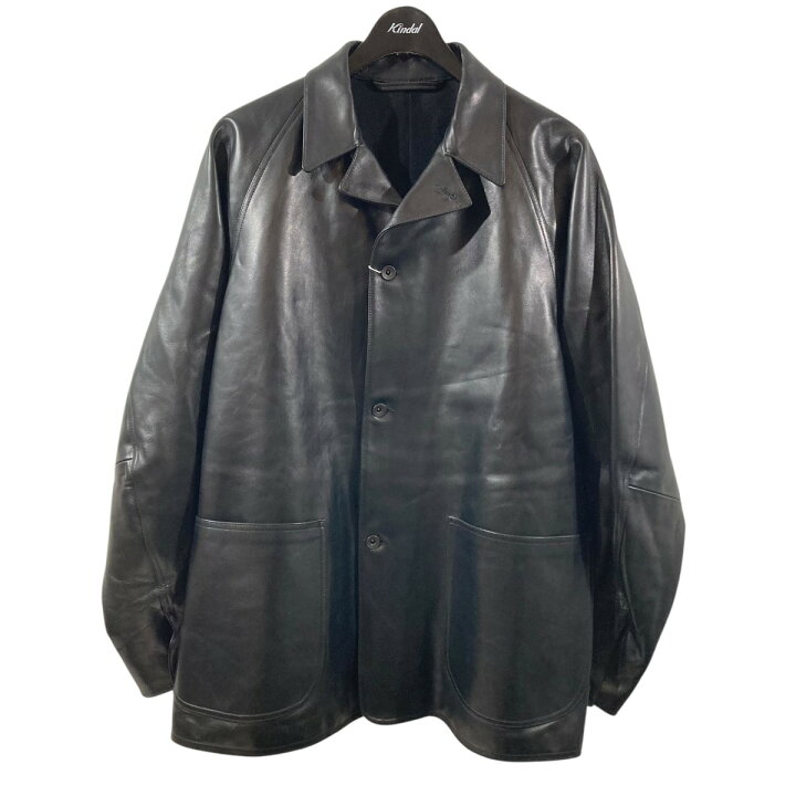楽天市場】【中古】COMOLI 24SS レザーワークジャケット レザーコート 