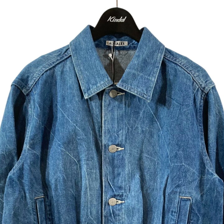 楽天市場】【中古】AURALEE23SS SELVEDGE FADED LIGHT DENIM BLOUSON 