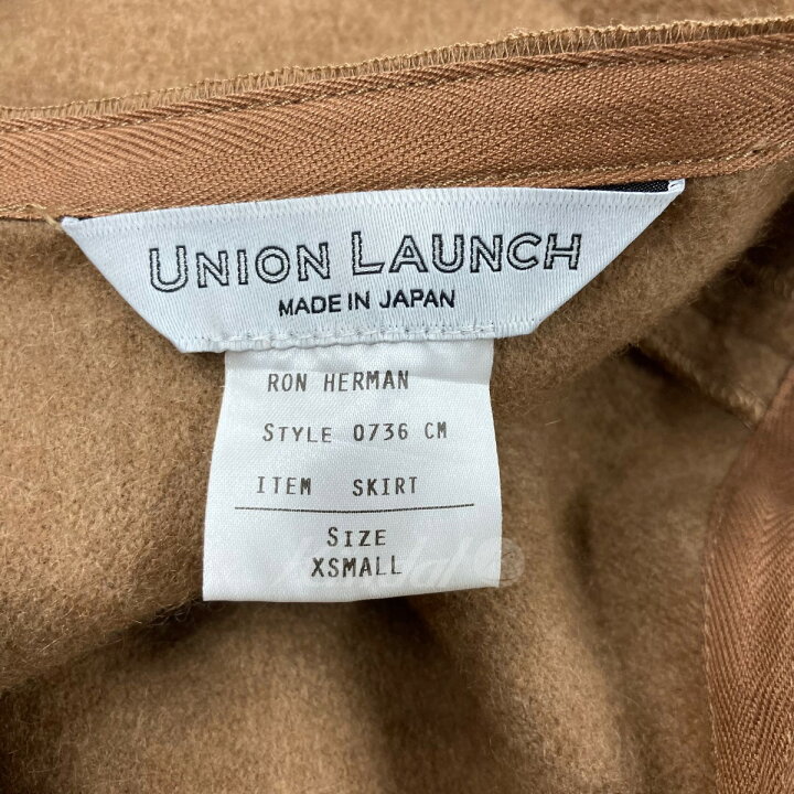 楽天市場】【中古】UNION LAUNCH×Ron Herman ウールスカート ブラウン 