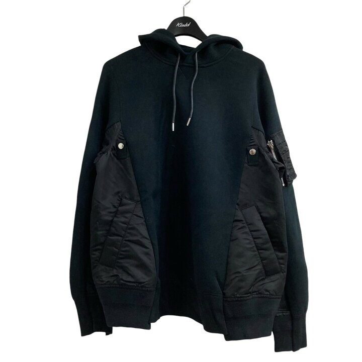 楽天市場】【中古】sacai Sponge Sweat x Nylon Twill Hoodie ナイロン 