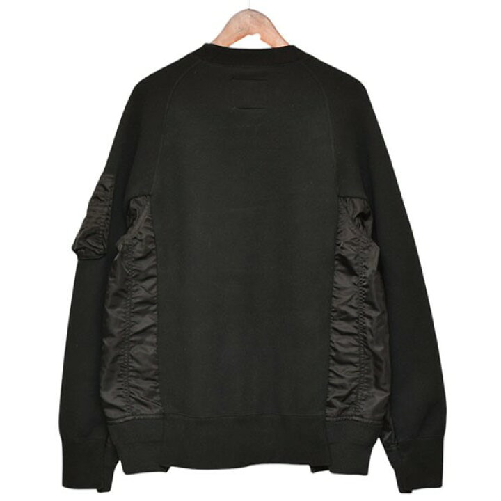 楽天市場】【中古】sacai 2024SS Sponge Sweat x Nylon Twill Pullover 