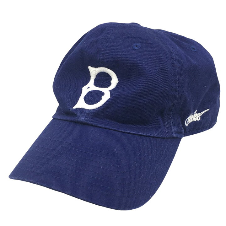 楽天市場】【中古】NIKE B ロゴ キャップ 帽子 ブルー サイズ：1 SIZE 